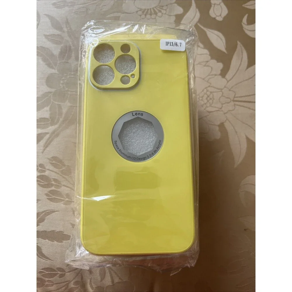 iPhone 13 6.7 Phone Case (50) - Lens Space ￼ Aluminum CD Design 3.0-6.6h Acrylic